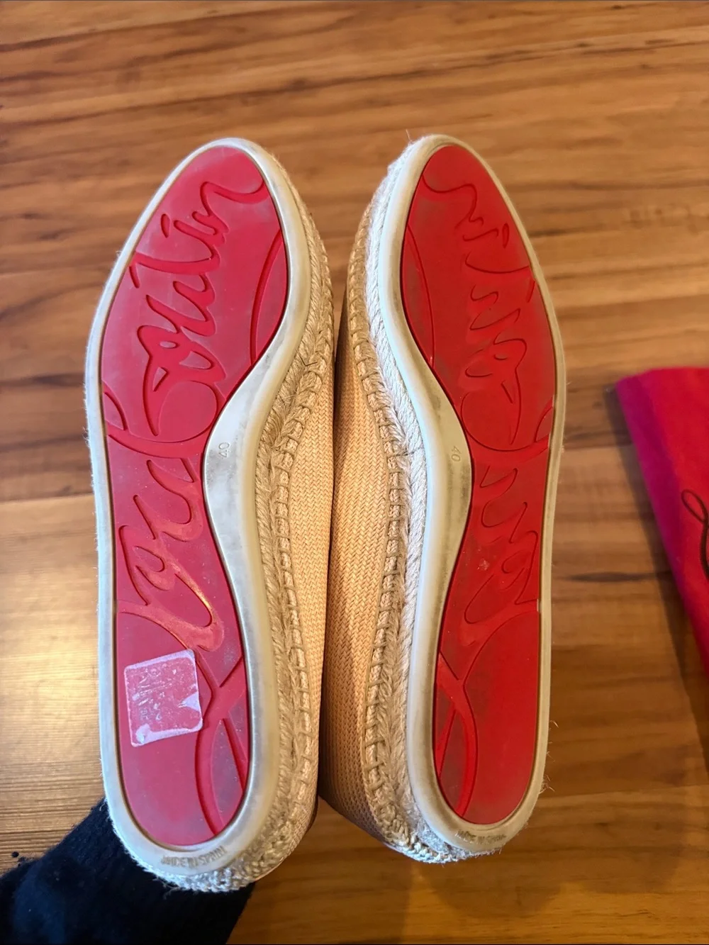 Christian Louboutin Women's Nanou Orlato Donna Espadrilles size 40